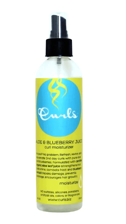 CURLS – Aloe & Blueberry Juice Curl Moisturizer is great for Protein And Moisture Treatment