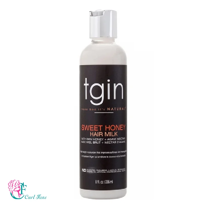 tgin Sweet Honey Hair Milk is a moisturizing product that contains glycerin