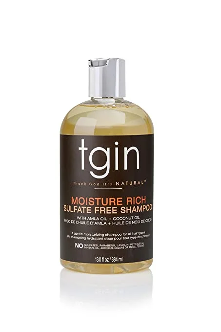 tgin Sulfate Free Shampoo is a curly girl approved product that is perfect for the curly girl method.