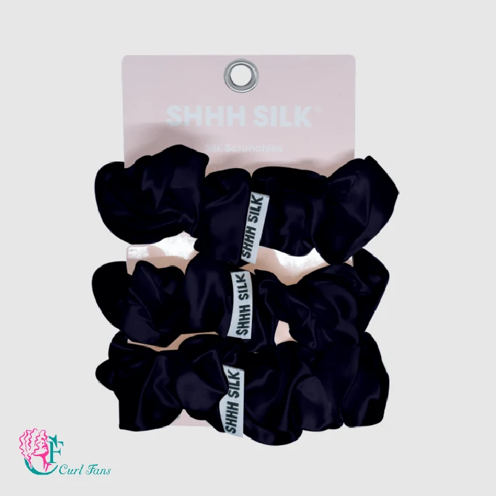 3 Pack Silk Scrunchies is perfect product for styling your hair after blowout method