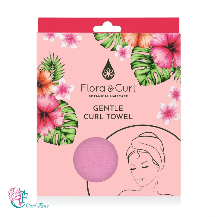Flora & Curl Gentle Curl Towel is perfect towel for your curly wavy hair