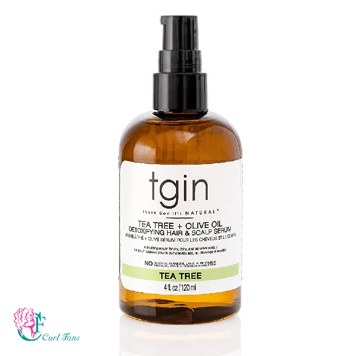 tgin Tea Tree + Olive Oil Detoxifying Hair And Scalp Serum