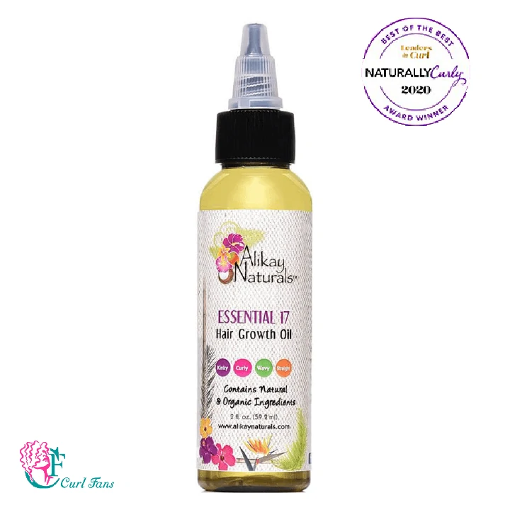 Alikay Naturals Essential 17 Hair Growth Oil is prefect for heat damaged hair