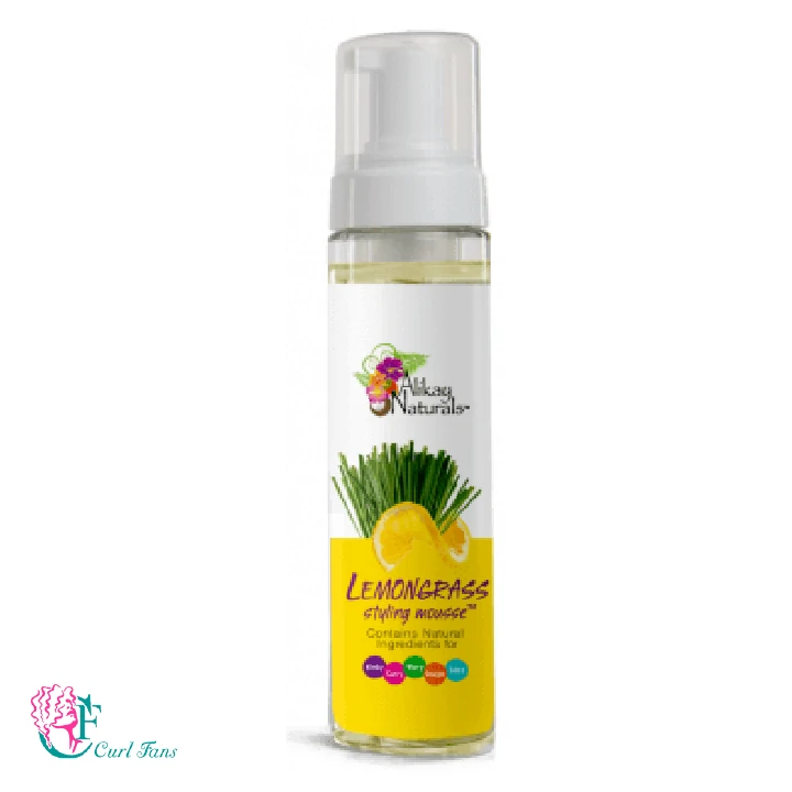 Alikay Naturals Lemongrass Styling Mousse is perfect for curly hair volume