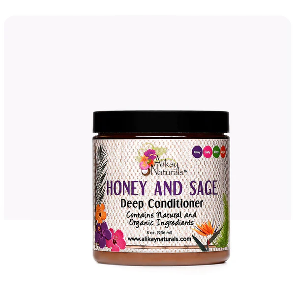 Alikay Naturals Honey & Sage Deep Conditioner can help you when swimming with curly hair