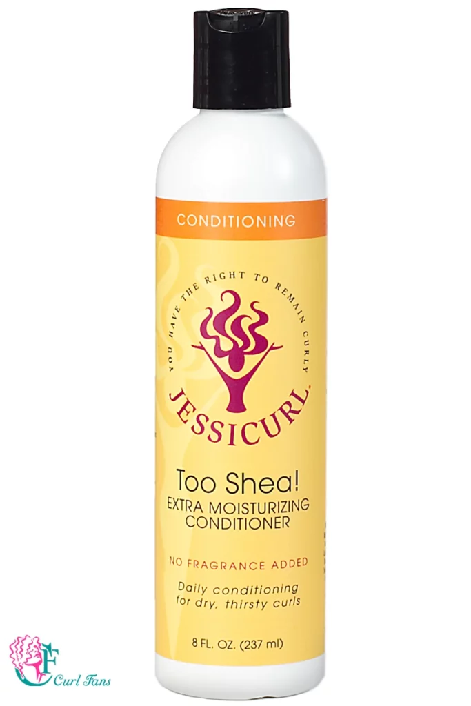 JessiCurl Too Shea! Extra Moisturizing Conditioner can be used as a suitable hair product for curly hair in Australia