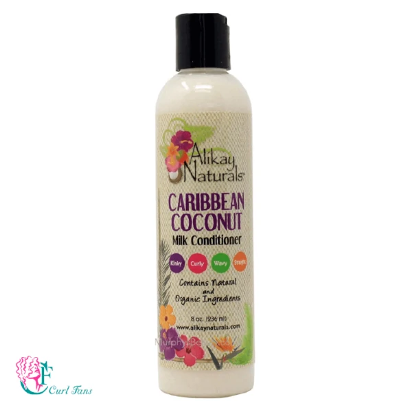 Alikay Naturals Caribbean Coconut Milk Conditioner is perfect for avoiding curly hair shrinkage