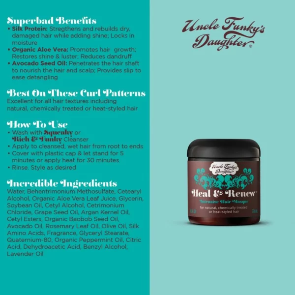 Uncle Funky's Daughter Heal & Renew Intensive Hair Masque