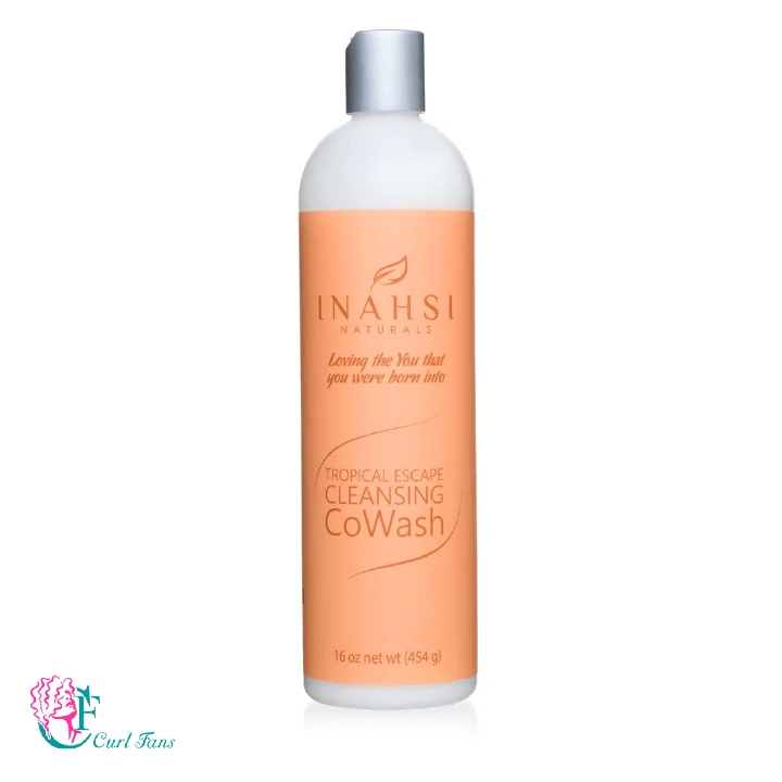 Inahsi Tropical Escape Co-Wash is perfect for avoiding Heat Damage On Curly Hair