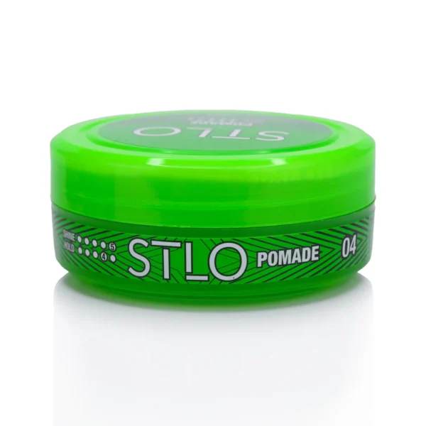 STLO POMADE in jar with creamy texture
